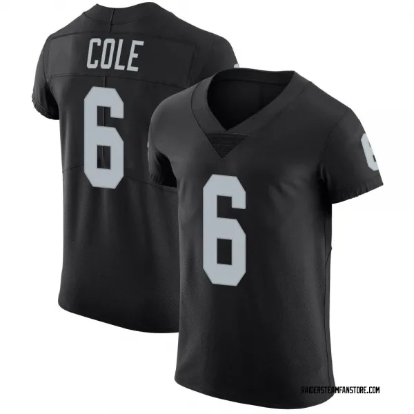 Men's AJ Cole Las Vegas Raiders Elite Black Team Color Vapor Untouchable Jersey