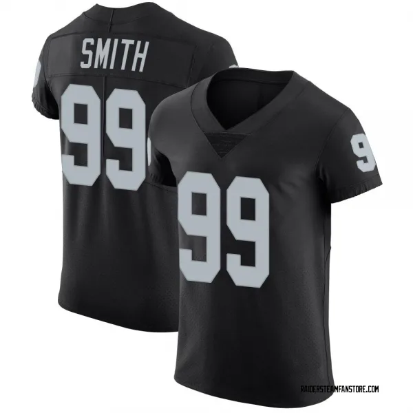 Men's Aldon Smith Las Vegas Raiders Elite Black Team Color Vapor Untouchable Jersey