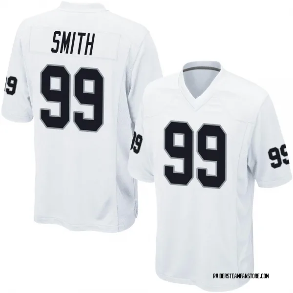 Men's Aldon Smith Las Vegas Raiders Game White Jersey