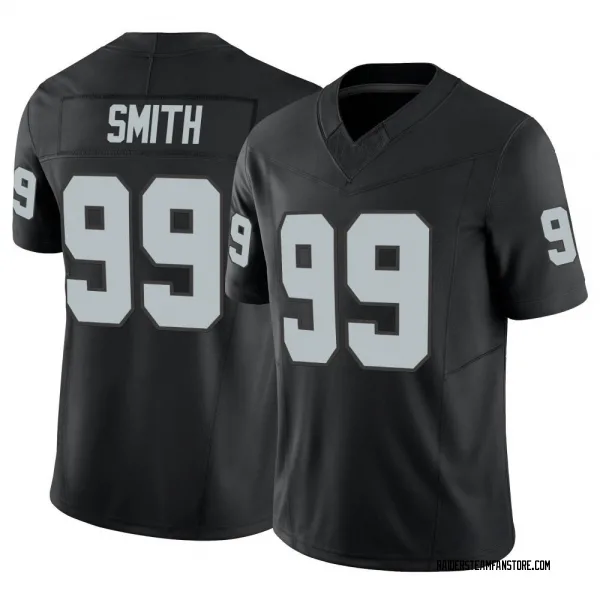Men's Aldon Smith Las Vegas Raiders Limited Black Vapor F.U.S.E. Jersey
