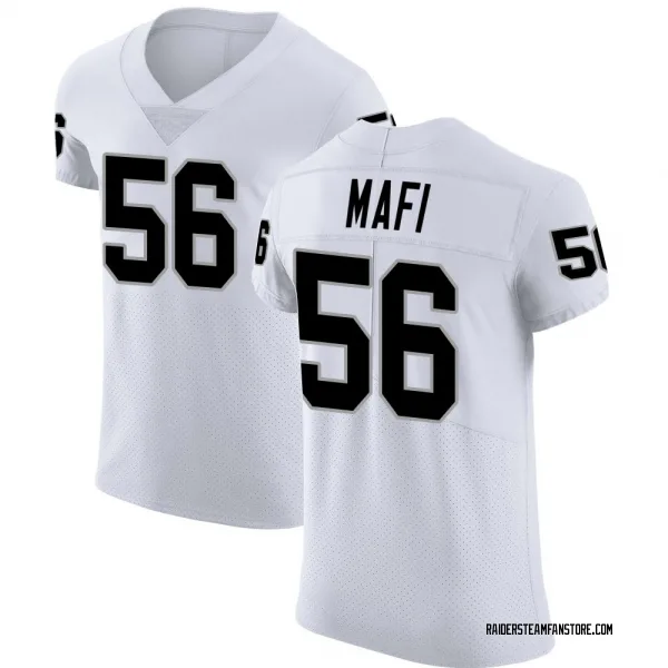 Men's Atonio Mafi Las Vegas Raiders Elite White Vapor Untouchable Jersey