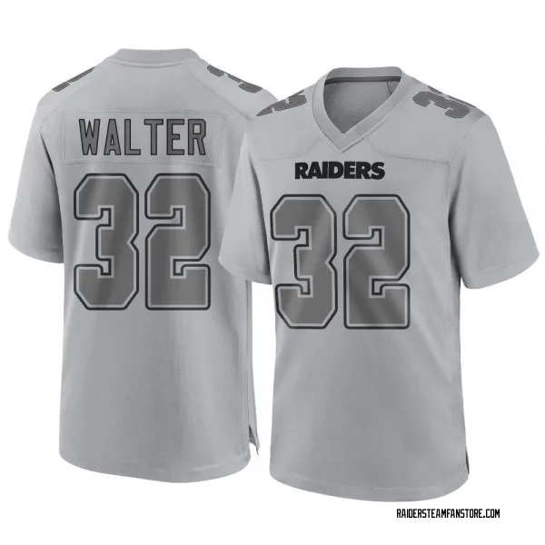 Men's Austin Walter Las Vegas Raiders Game Gray Atmosphere Fashion Jersey