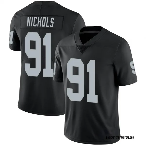 Men's Bilal Nichols Las Vegas Raiders Limited Black Team Color Vapor Untouchable Jersey