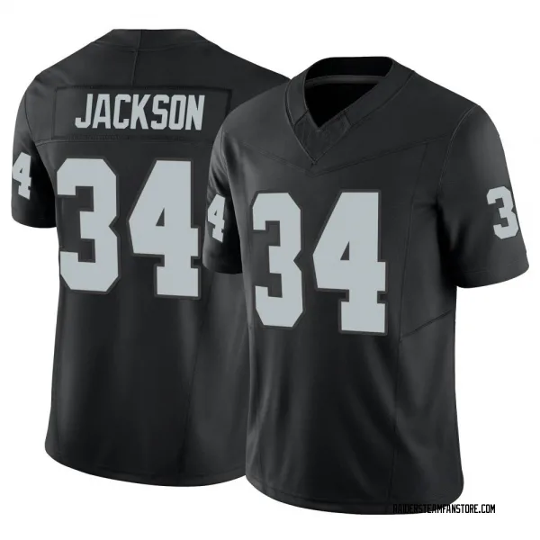 Men's Bo Jackson Las Vegas Raiders Limited Black Vapor F.U.S.E. Jersey