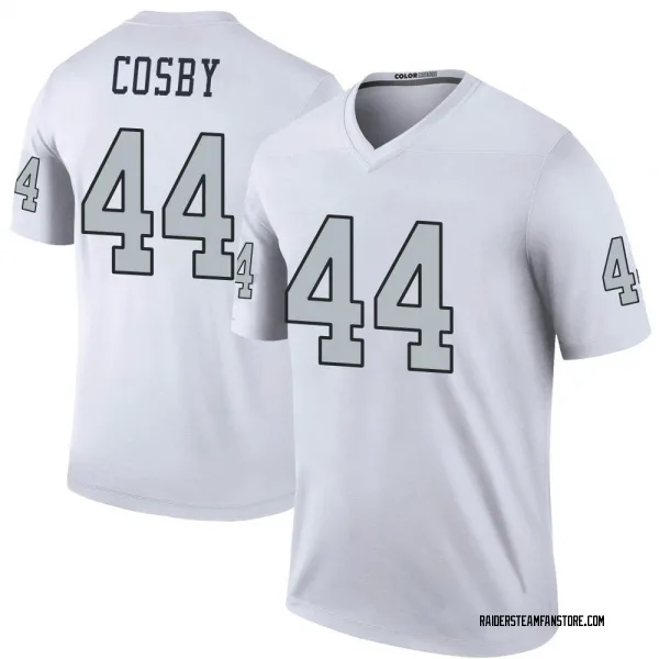 Men's Bryce Cosby Las Vegas Raiders Legend White Color Rush Jersey