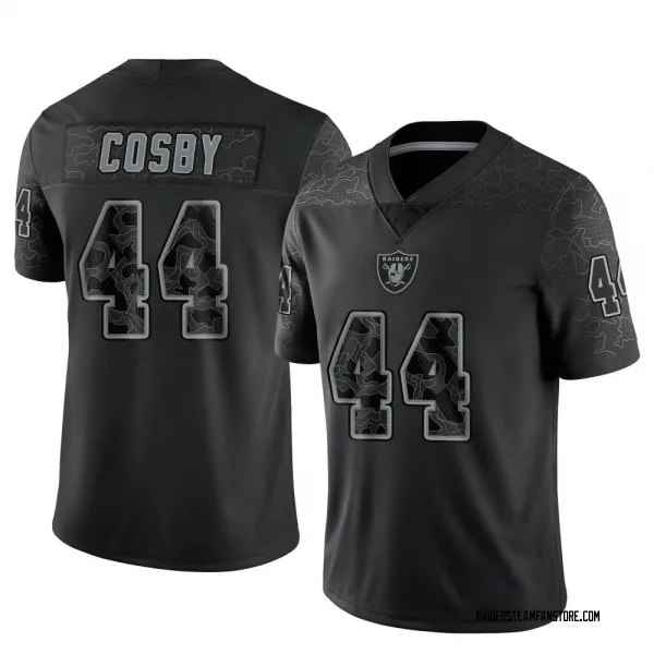 Men's Bryce Cosby Las Vegas Raiders Limited Black Reflective Jersey