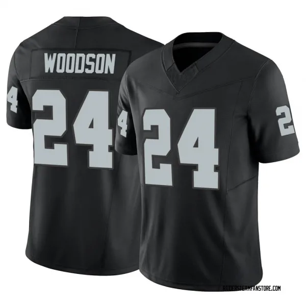 Men's Charles Woodson Las Vegas Raiders Limited Black Vapor F.U.S.E. Jersey