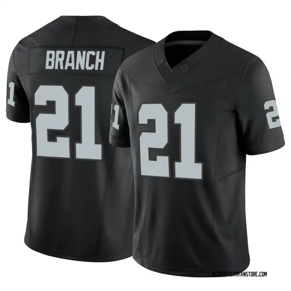 Men's Cliff Branch Las Vegas Raiders Limited Black Vapor F.U.S.E. Jersey