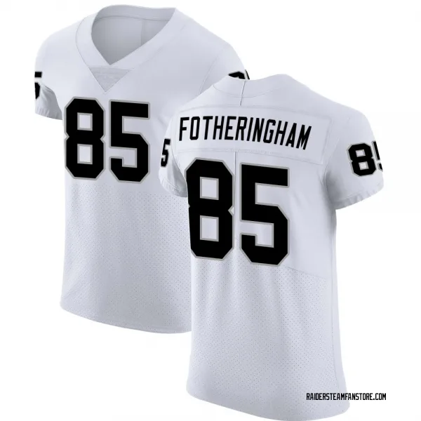 Men's Cole Fotheringham Las Vegas Raiders Elite White Vapor Untouchable Jersey