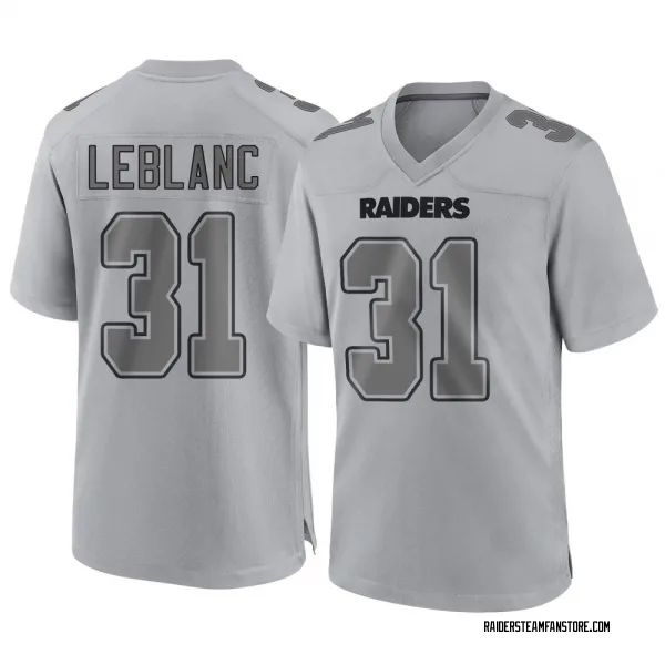 Men's Cre'Von LeBlanc Las Vegas Raiders Game Gray Atmosphere Fashion Jersey