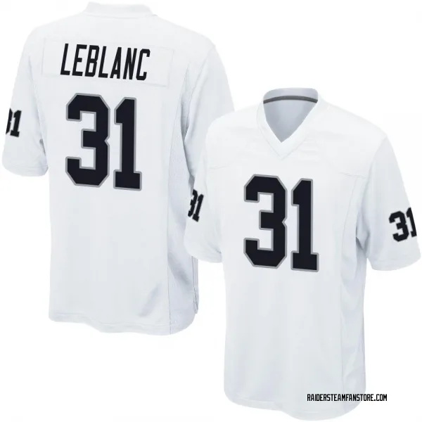 Men's Cre'Von LeBlanc Las Vegas Raiders Game White Jersey