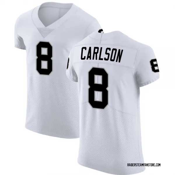 Men's Daniel Carlson Las Vegas Raiders Elite White Vapor Untouchable Jersey