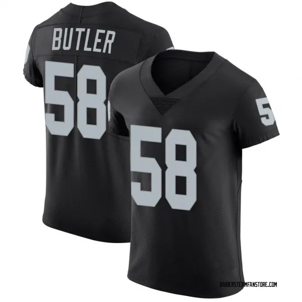 Men's Darien Butler Las Vegas Raiders Elite Black Team Color Vapor Untouchable Jersey