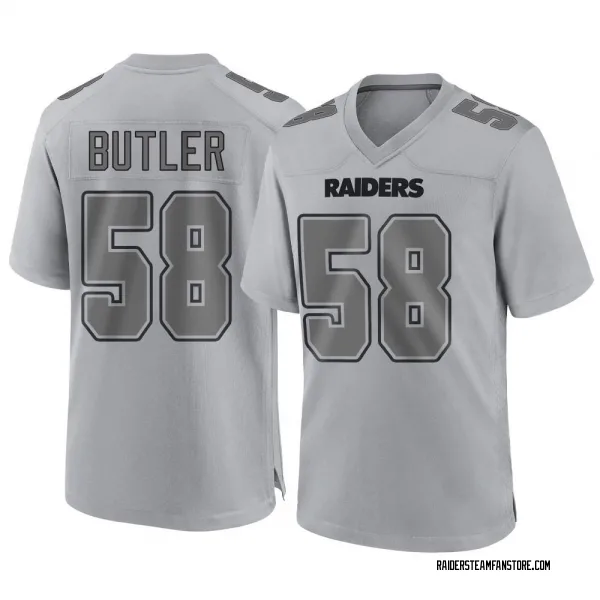 Men's Darien Butler Las Vegas Raiders Game Gray Atmosphere Fashion Jersey