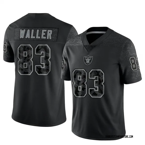 Men's Darren Waller Las Vegas Raiders Limited Black Reflective Jersey