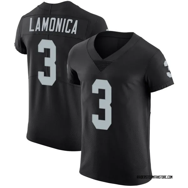 Men's Daryle Lamonica Las Vegas Raiders Elite Black Team Color Vapor Untouchable Jersey