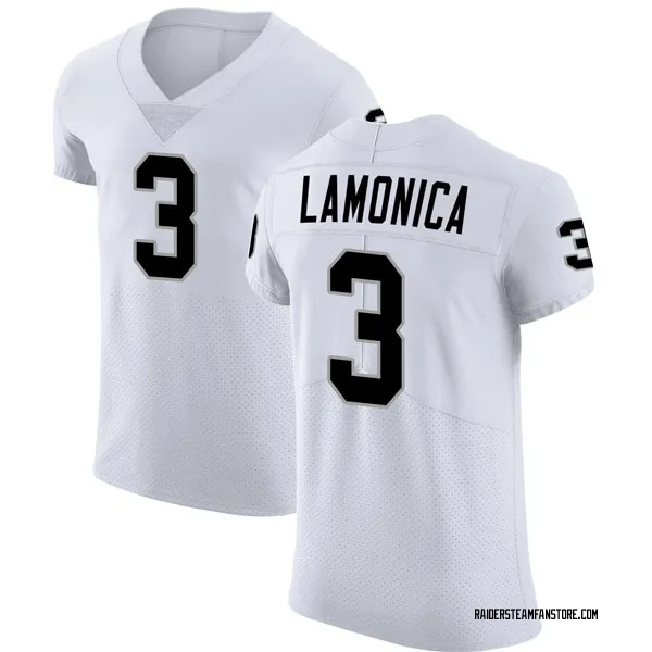 Men's Daryle Lamonica Las Vegas Raiders Elite White Vapor Untouchable Jersey