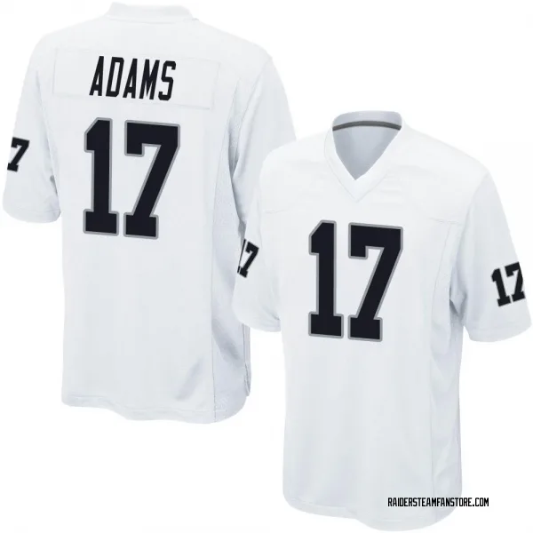 Men's Davante Adams Las Vegas Raiders Game White Jersey