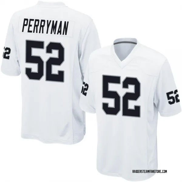 Men's Denzel Perryman Las Vegas Raiders Game White Jersey