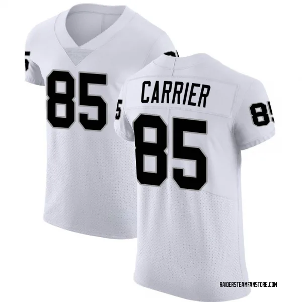 Men's Derek Carrier Las Vegas Raiders Elite White Vapor Untouchable Jersey