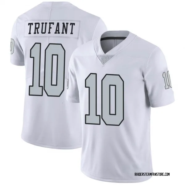 Men's Desmond Trufant Las Vegas Raiders Limited White Color Rush Jersey