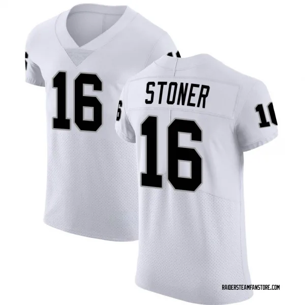 Men's Dillon Stoner Las Vegas Raiders Elite White Vapor Untouchable Jersey