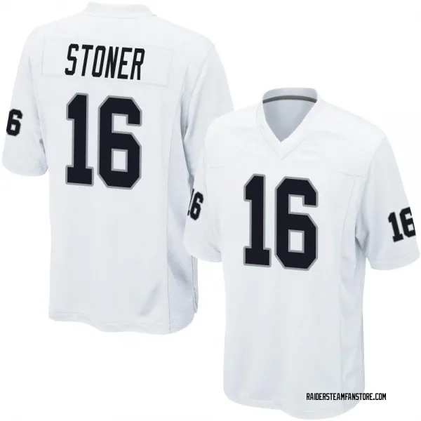 Men's Dillon Stoner Las Vegas Raiders Game White Jersey