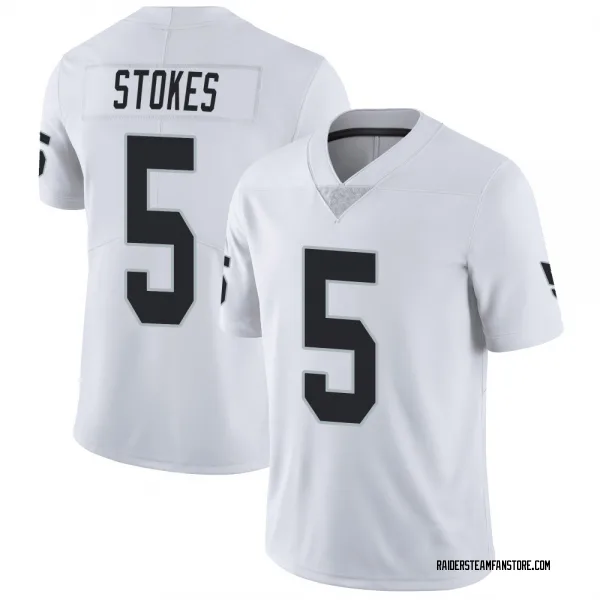 Men's Eric Stokes Las Vegas Raiders Limited White Vapor Untouchable Jersey