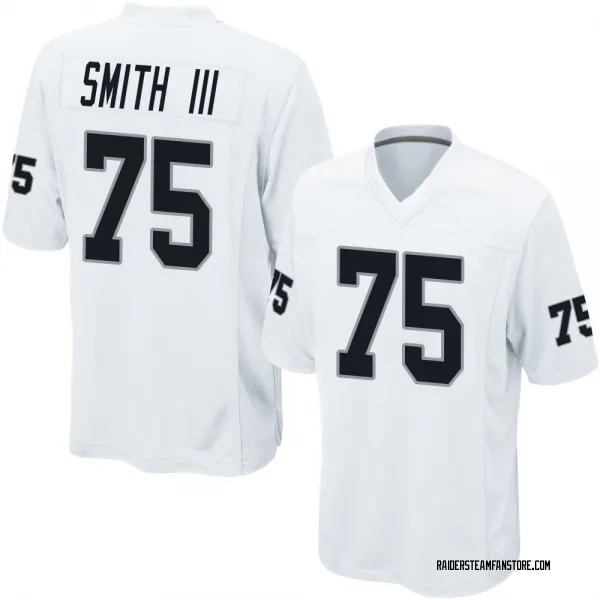 Men's Gary Smith III Las Vegas Raiders Game White Jersey