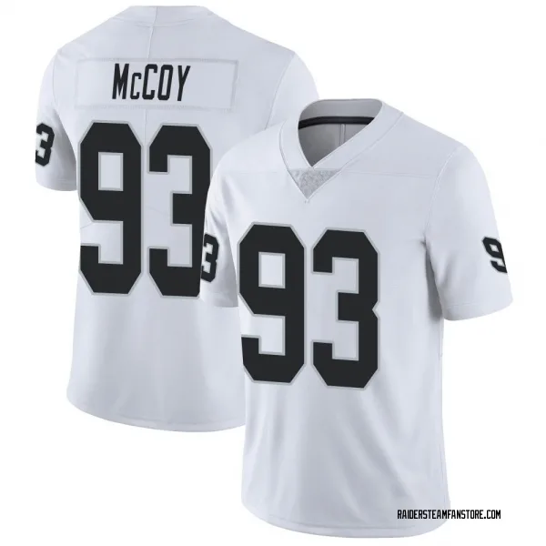 Men's Gerald McCoy Las Vegas Raiders Limited White Vapor Untouchable Jersey