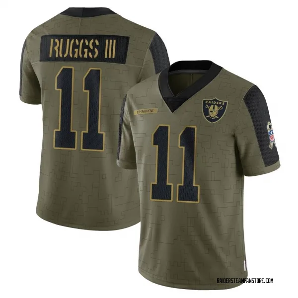 Men's Henry Ruggs III Las Vegas Raiders Limited Olive 2021 Salute To Service Jersey