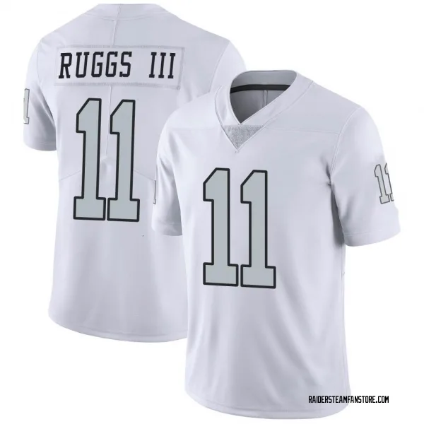 Men's Henry Ruggs III Las Vegas Raiders Limited White Color Rush Jersey