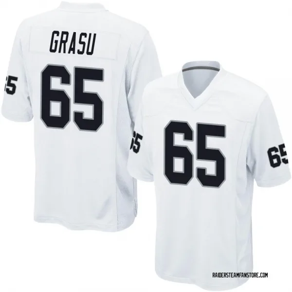 Men's Hroniss Grasu Las Vegas Raiders Game White Jersey