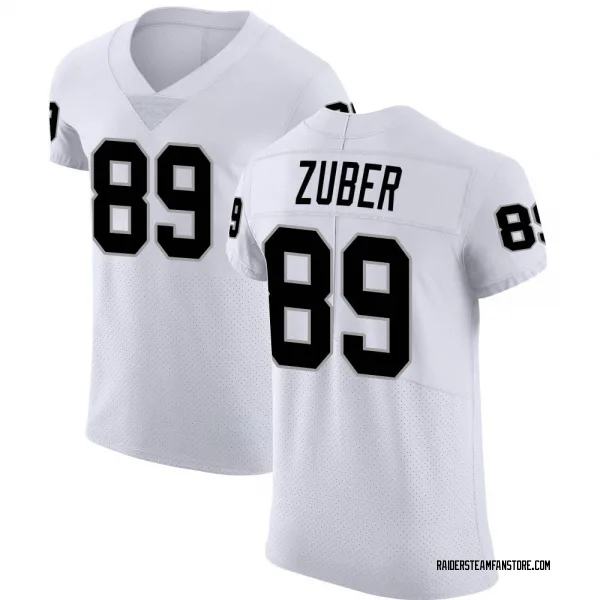Men's Isaiah Zuber Las Vegas Raiders Elite White Vapor Untouchable Jersey