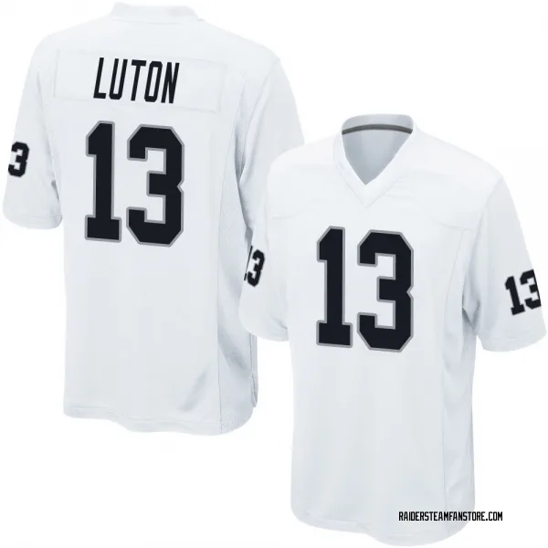 Men's Jake Luton Las Vegas Raiders Game White Jersey