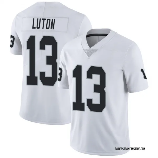 Men's Jake Luton Las Vegas Raiders Limited White Vapor Untouchable Jersey