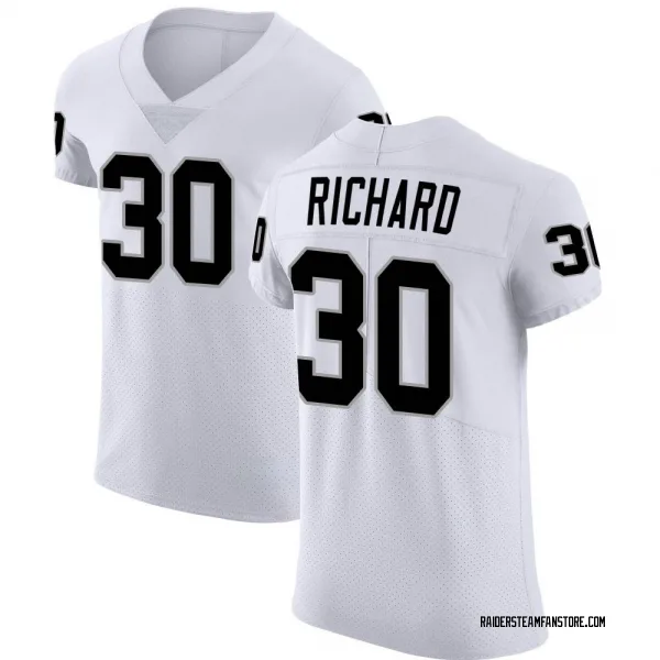 Men's Jalen Richard Las Vegas Raiders Elite White Vapor Untouchable Jersey