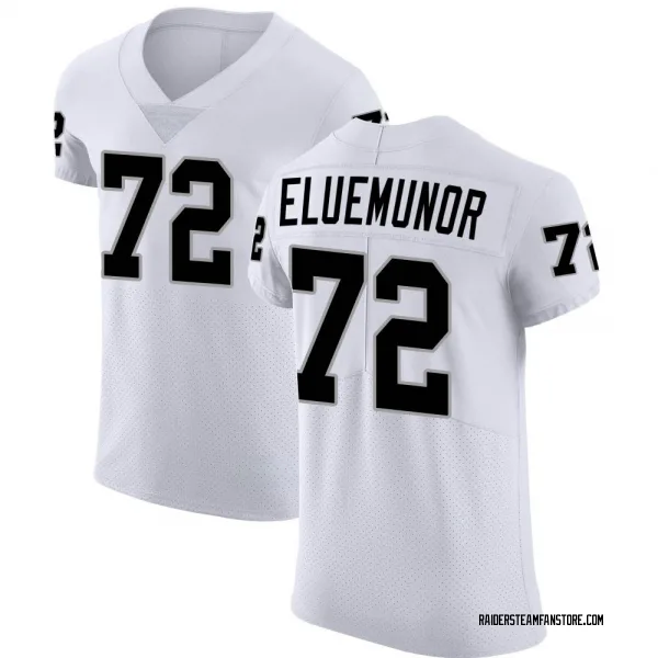 Men's Jermaine Eluemunor Las Vegas Raiders Elite White Vapor Untouchable Jersey