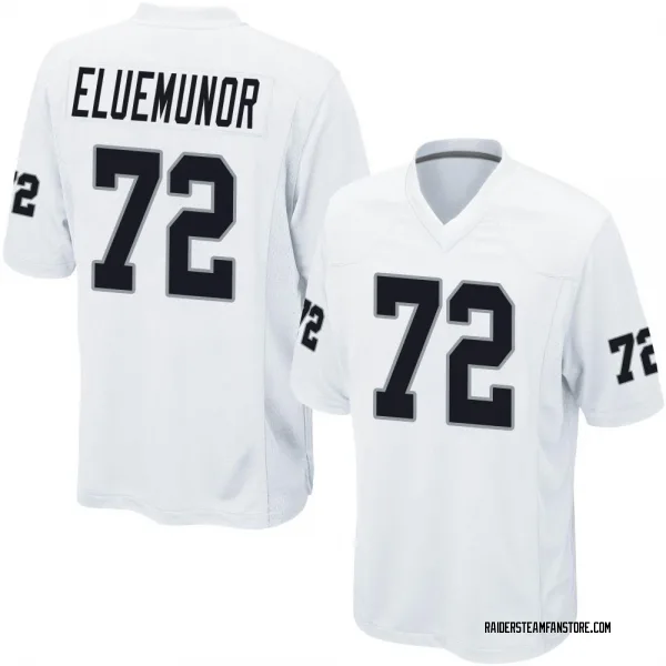 Men's Jermaine Eluemunor Las Vegas Raiders Game White Jersey