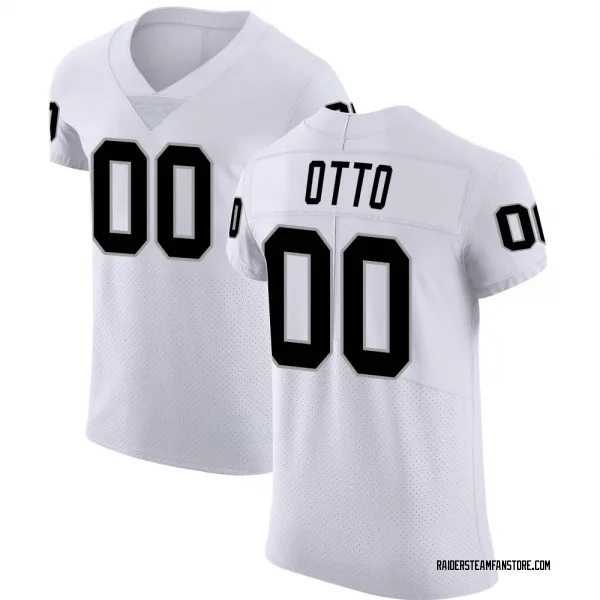Men's Jim Otto Las Vegas Raiders Elite White Vapor Untouchable Jersey