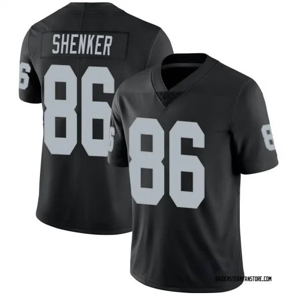 Men's John Samuel Shenker Las Vegas Raiders Limited Black Team Color Vapor Untouchable Jersey