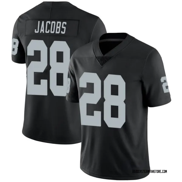 Men's Josh Jacobs Las Vegas Raiders Limited Black Team Color Vapor Untouchable Jersey