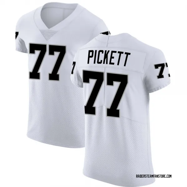 Men's Justin Pickett Las Vegas Raiders Elite White Vapor Untouchable Jersey