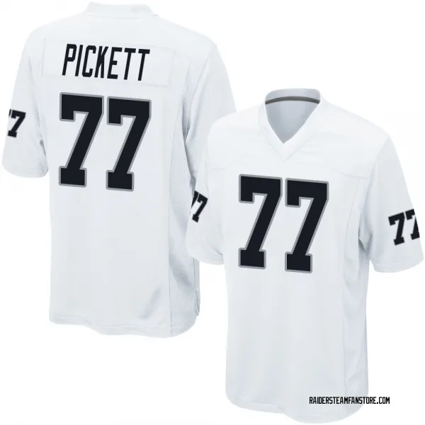 Men's Justin Pickett Las Vegas Raiders Game White Jersey
