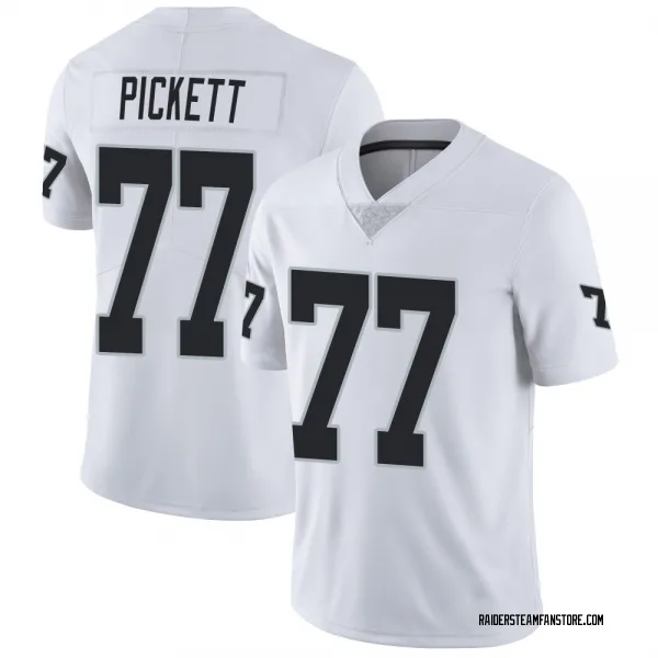 Men's Justin Pickett Las Vegas Raiders Limited White Vapor Untouchable Jersey