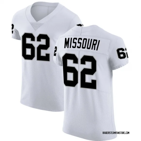 Men's Kamar Missouri Las Vegas Raiders Elite White Vapor Untouchable Jersey