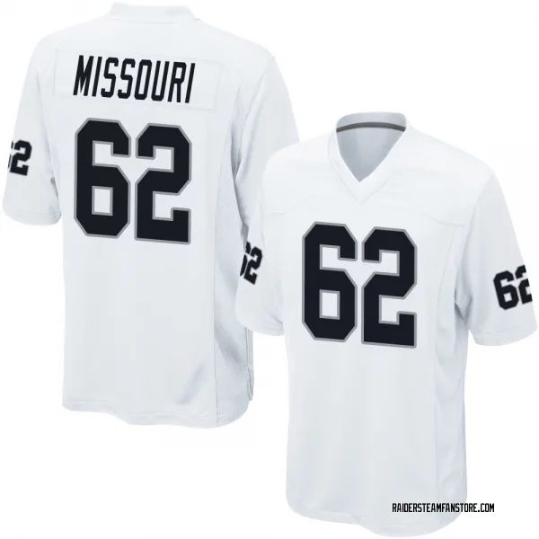 Men's Kamar Missouri Las Vegas Raiders Game White Jersey