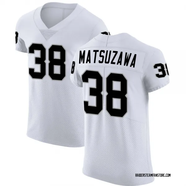 Men's Kansei Matsuzawa Las Vegas Raiders Elite White Vapor Untouchable Jersey