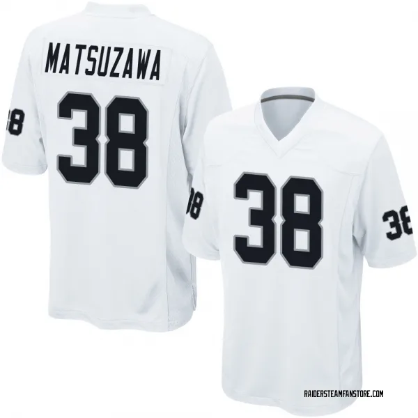 Men's Kansei Matsuzawa Las Vegas Raiders Game White Jersey