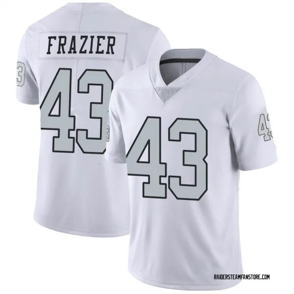Men's Kavon Frazier Las Vegas Raiders Limited White Color Rush Jersey